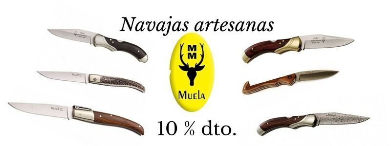 10 navajas artesanas Muela con un 10 % de descuento